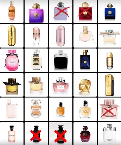 بكج 4 عطور من اختيارك ( من المعروض بالصور )