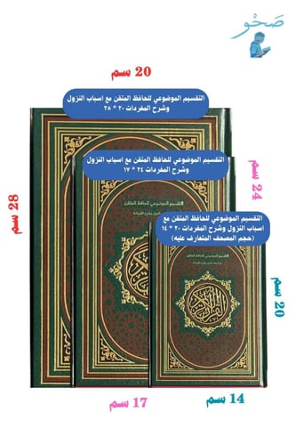 مصحف الحافظ المتقن - 17x24 سم