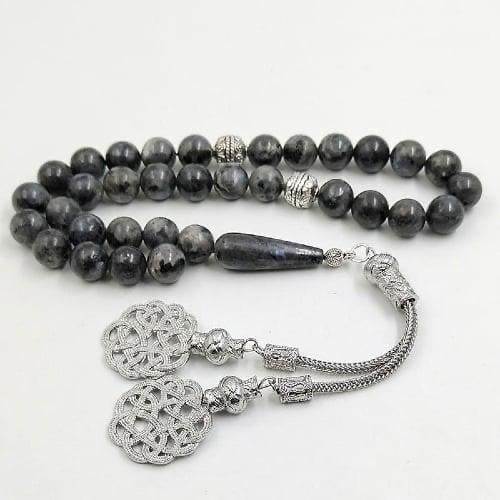 سبحة يسر مرجان رمادي