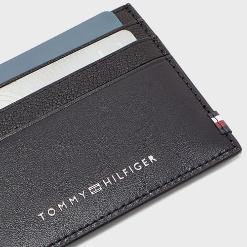 محفظة بطاقات جلدية تومي