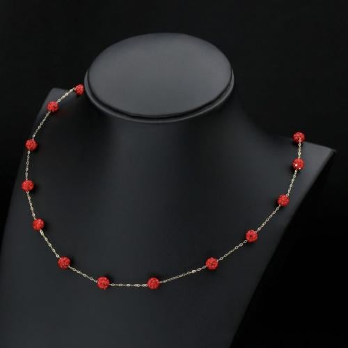 عقد ذهب عيار 18