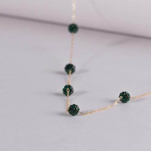 تشوكر لون أخضر عيار 18