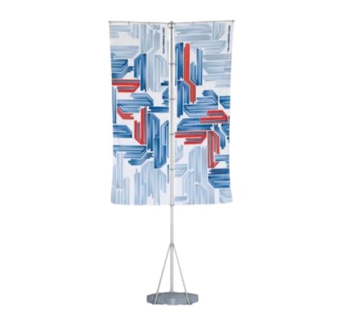 طباعة علم عملاق مزدوج