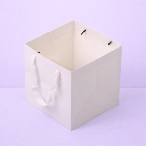 كيس كرتون لون أبيض|20*20*20سم