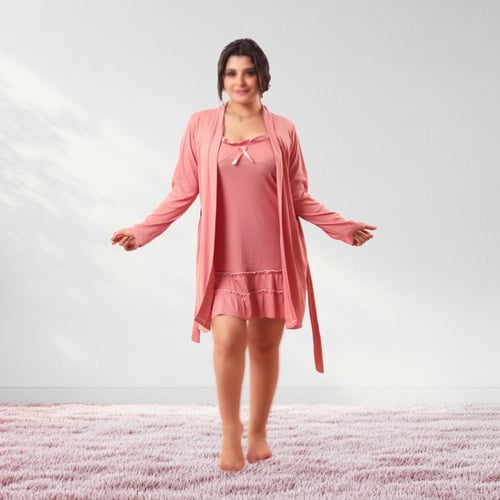 طقم بيجامة نسائي 9 قطع ( أريج) كود P174