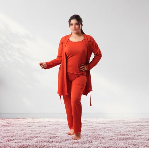 طقم بيجامة نسائي 9 قطع ( أريج) كود P174