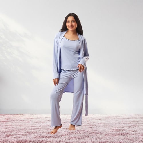 طقم بيجامة نسائي 9 قطع ( أريج) كود P174