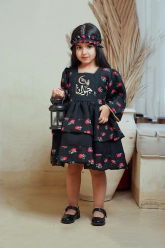 فستان شالكي اسود 2023