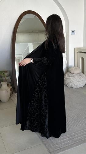 عباية مخمل شتوي
