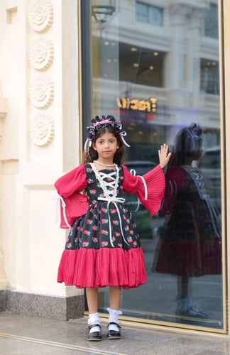 فستان شالكي أنيق جديد