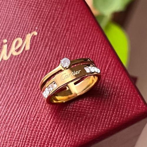 خاتم كارتييه ذهبي