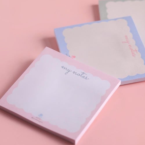 نوتة لاصقة بألوان الباستيل