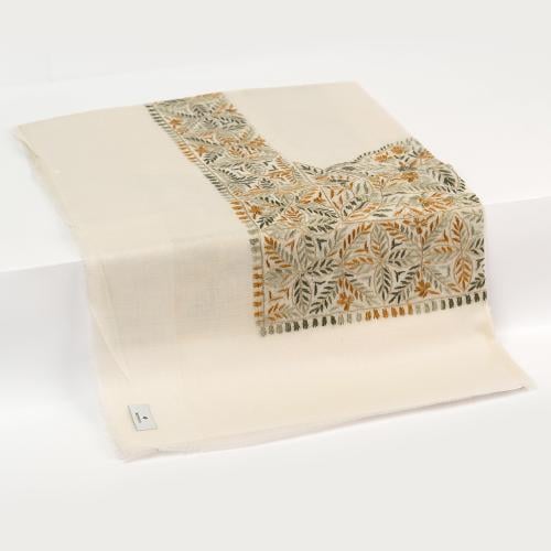 شال باشمينا ملكي خاص يدوي كشميري مطرز M215