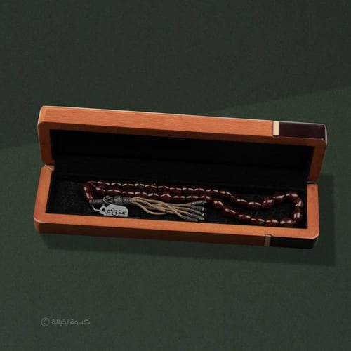 سبحة عقيق يمني فاخر