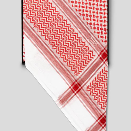شماغ بروجية كلاسيك احمر زاهي