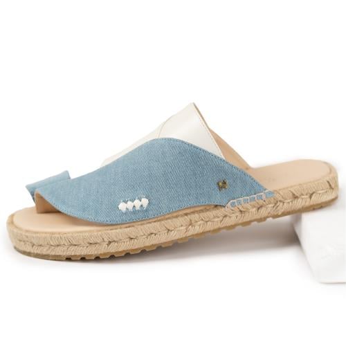 حذاء نقوة ماربيا ابيض جينز