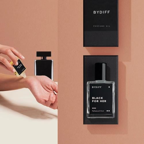 عطر بايدف بلاك للنساء زيت عطري مركز W53