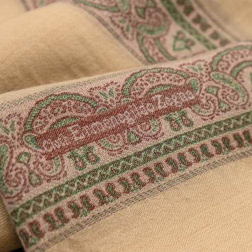 شال Ermenegildo Zegna صوف الفيكونيا فاخر