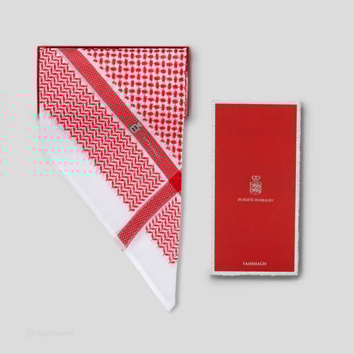 شماغ بوينتي رومانو احمر 2025