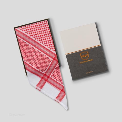 شماغ فرانشيسكو دانتي احمر