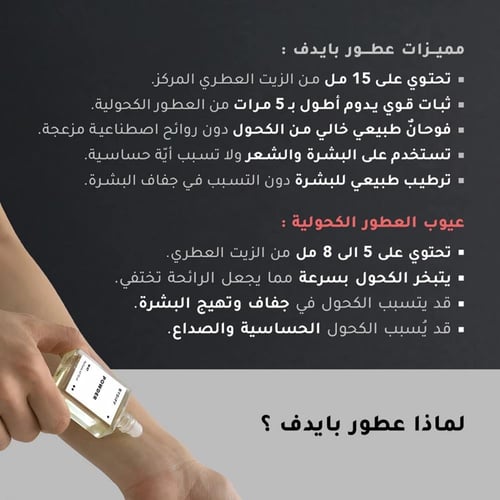 عطر بايدف جريس للجنسين زيت عطري مركز U85