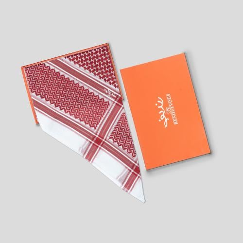 شماغ رنديفو احمر كلاسيك RED1