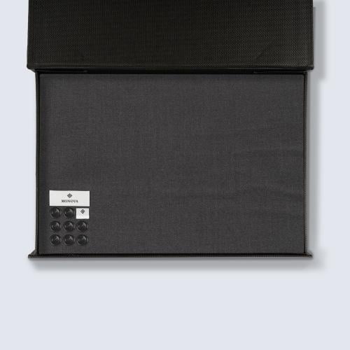 قماش مونوفا اسود سادة6316-6
