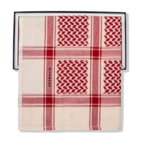GIVENCHY classic red and beige ghutra