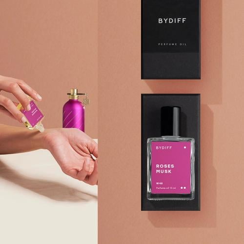 عطر بايدف مسك روز للنساء زيت عطري مركز W48