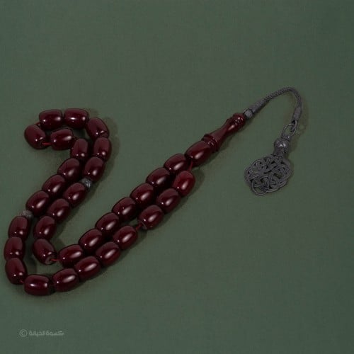 سبحة بكلايت عنابي مع طرابزون KH14