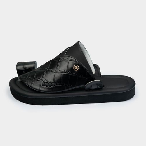 حذاء شرقي رجالي جلد الماني فاخر نقش جلد التمساح اس...