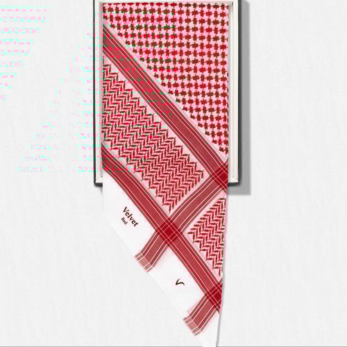 شماغ فلفت احمر RED 2026