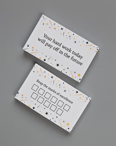 كروت الحصاد لتعزيز الطلاب و الطالبات