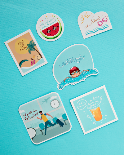 ملصقات سفر صيفية