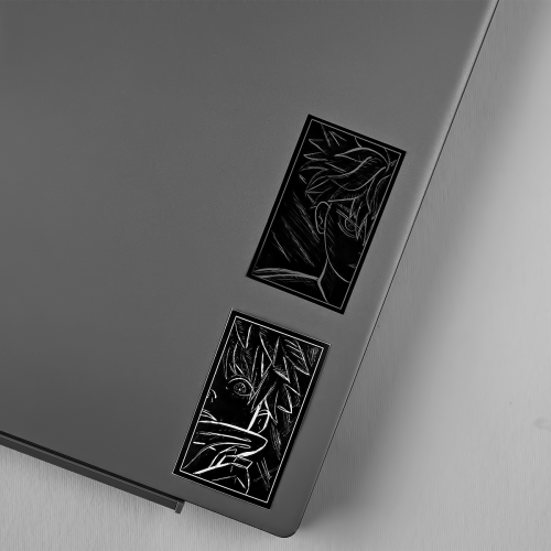 ملصقين انمي شفافة