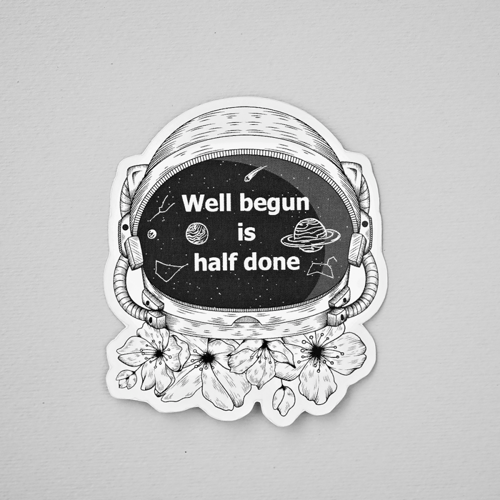 ملصقين الفضاء