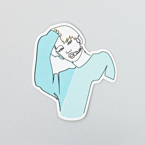 ملصق مغني k-pop