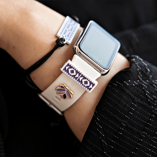 دبوس ساعة رياضية زهرة الخزامى