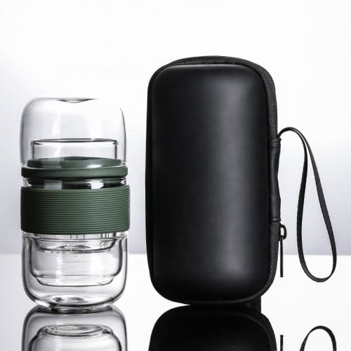 كوب زجاجي للسفر