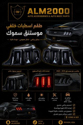 طقم اسطبات خلفي موستنق 14-13 سموك