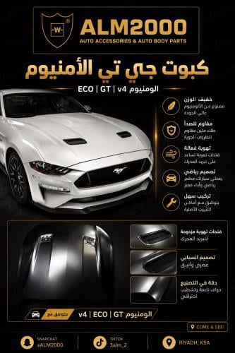 كبوت جي تي موستنق 18-20 الامنيوم