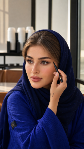 قلم ايلاينر أسود فاحم ثابت وضد الماء