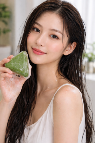 سفن جرين صابونة صينية اصليه ١٠٠٪ لتقوية الشعر بالأ...