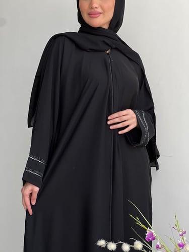 عباية عملية بسحاب مناسبه للدوام خامة خفيفة وباردة...