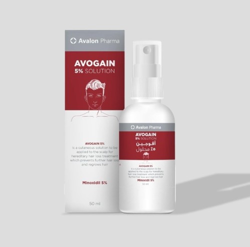 عرض : عدد 5 أفالون افوجين 5%محلول 50 مل