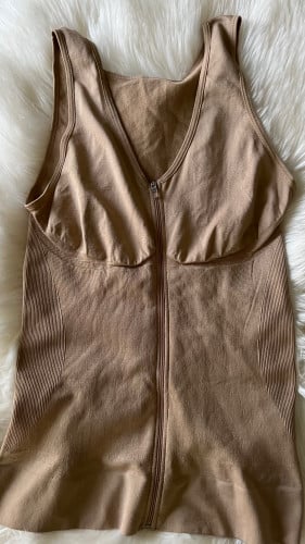 مشد بودي داخلي بسحاب أسود - لحمي