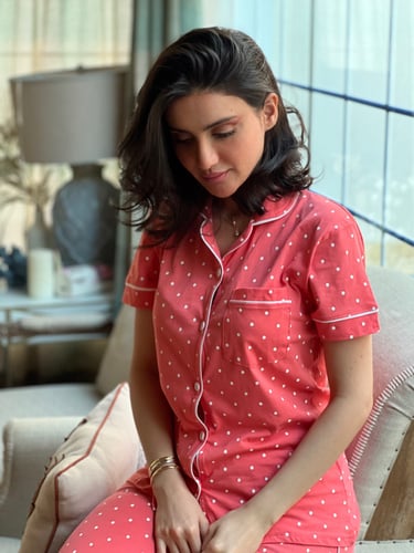 بجامة صيفي فوشي منقط قطن بنجلاديشي رقم 9