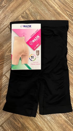 مشد شورت مرتفع الوسط اسود صناعة تركية