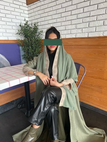 ماتشا باللون الاسود قماش صيفي