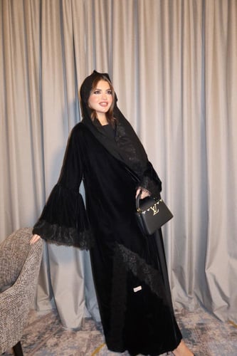 راما دانتيل اسود قماش صيفي